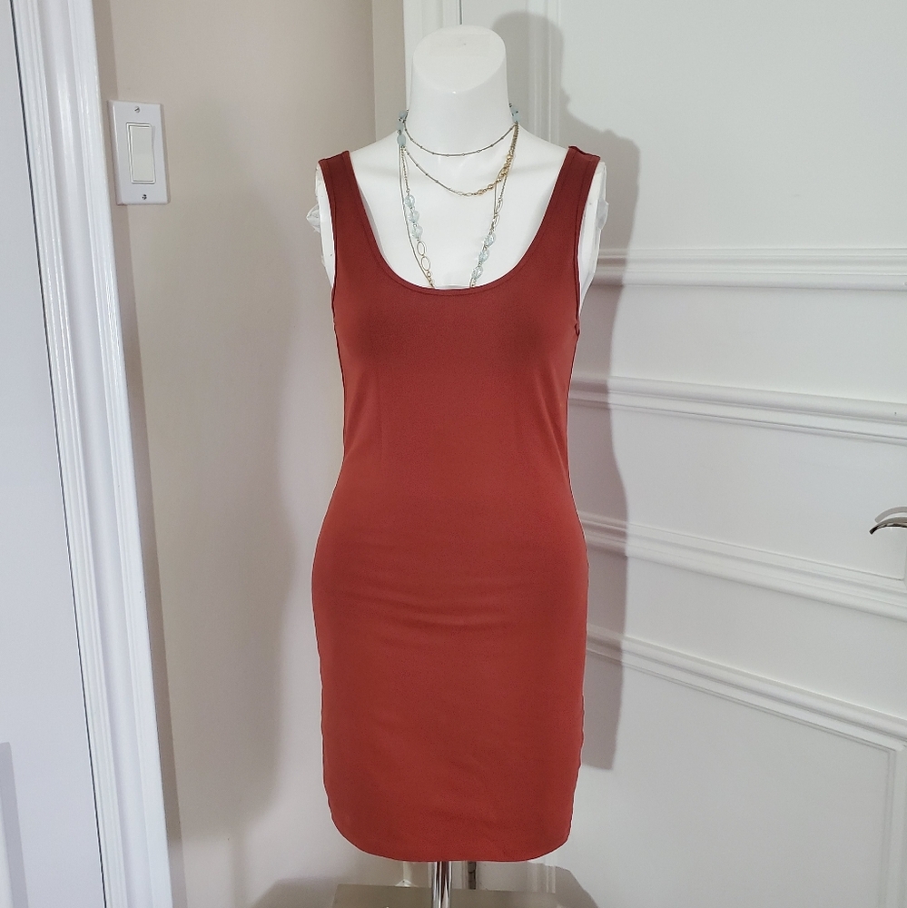 Forever 21 Rust Orange Auburn Tank Dress